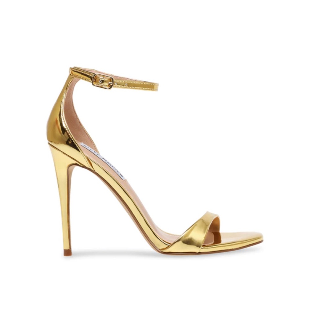 Steve Madden Gold Kassandra Heels, Gold Sandals
